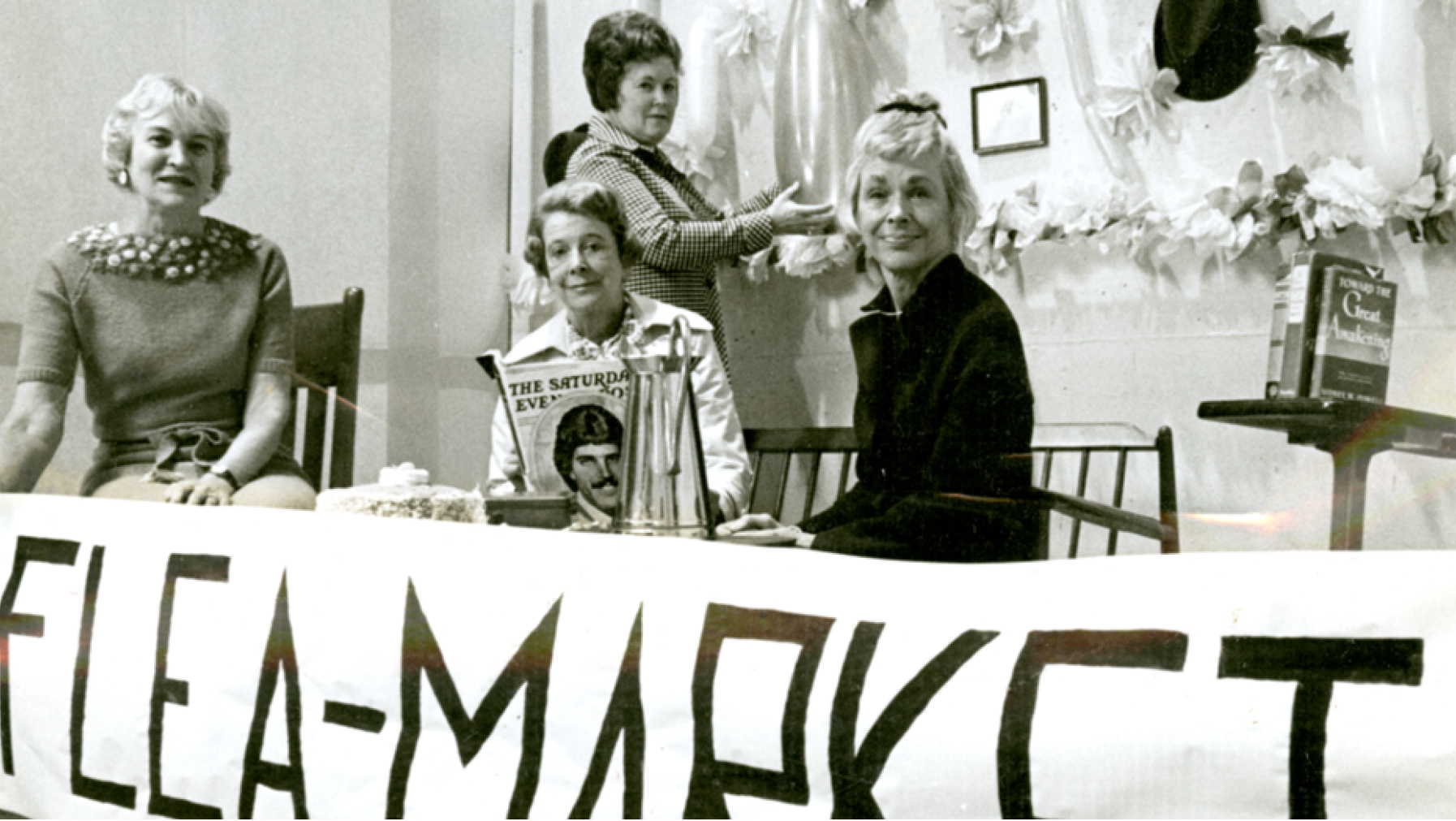 Women's League members at the Flea Market, circa 1960's