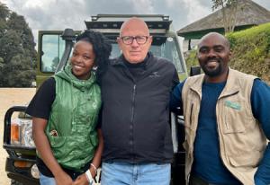 Jay Sprenger ’70 and Dan Clements ’71 trip to Rwanda