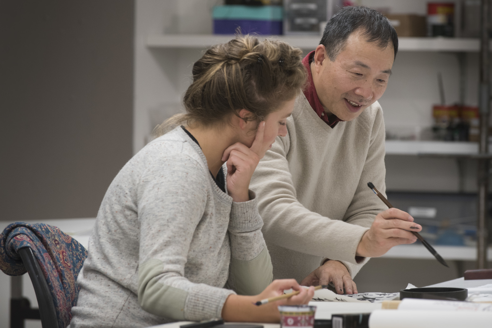 Zaixin Hong East Asian Calligraphy class