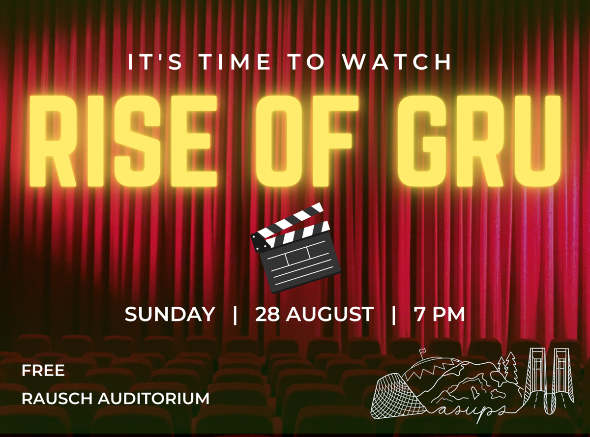 ASUPS Rise of Gru screening poster