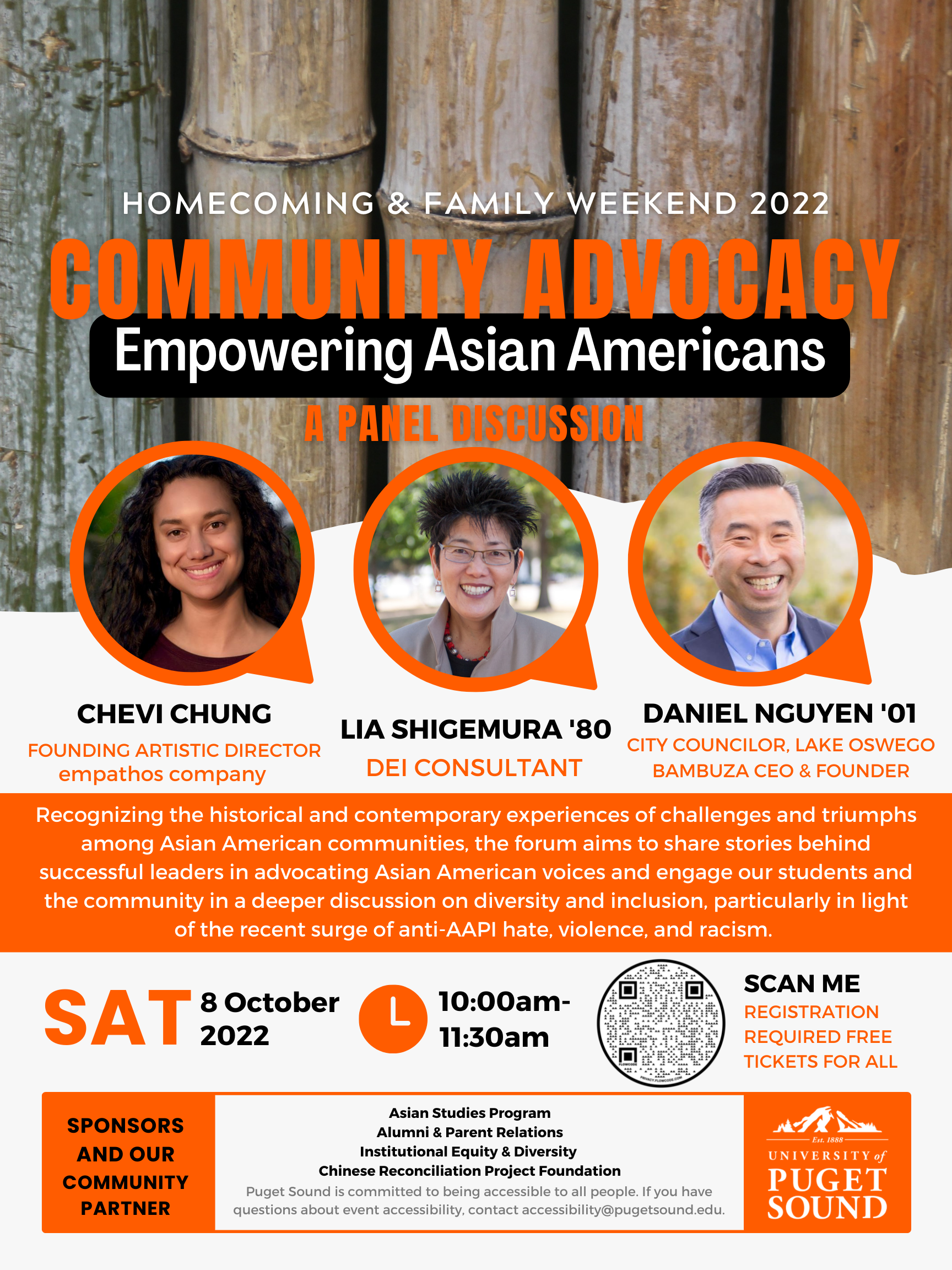 Empowering Asian Americans event poster
