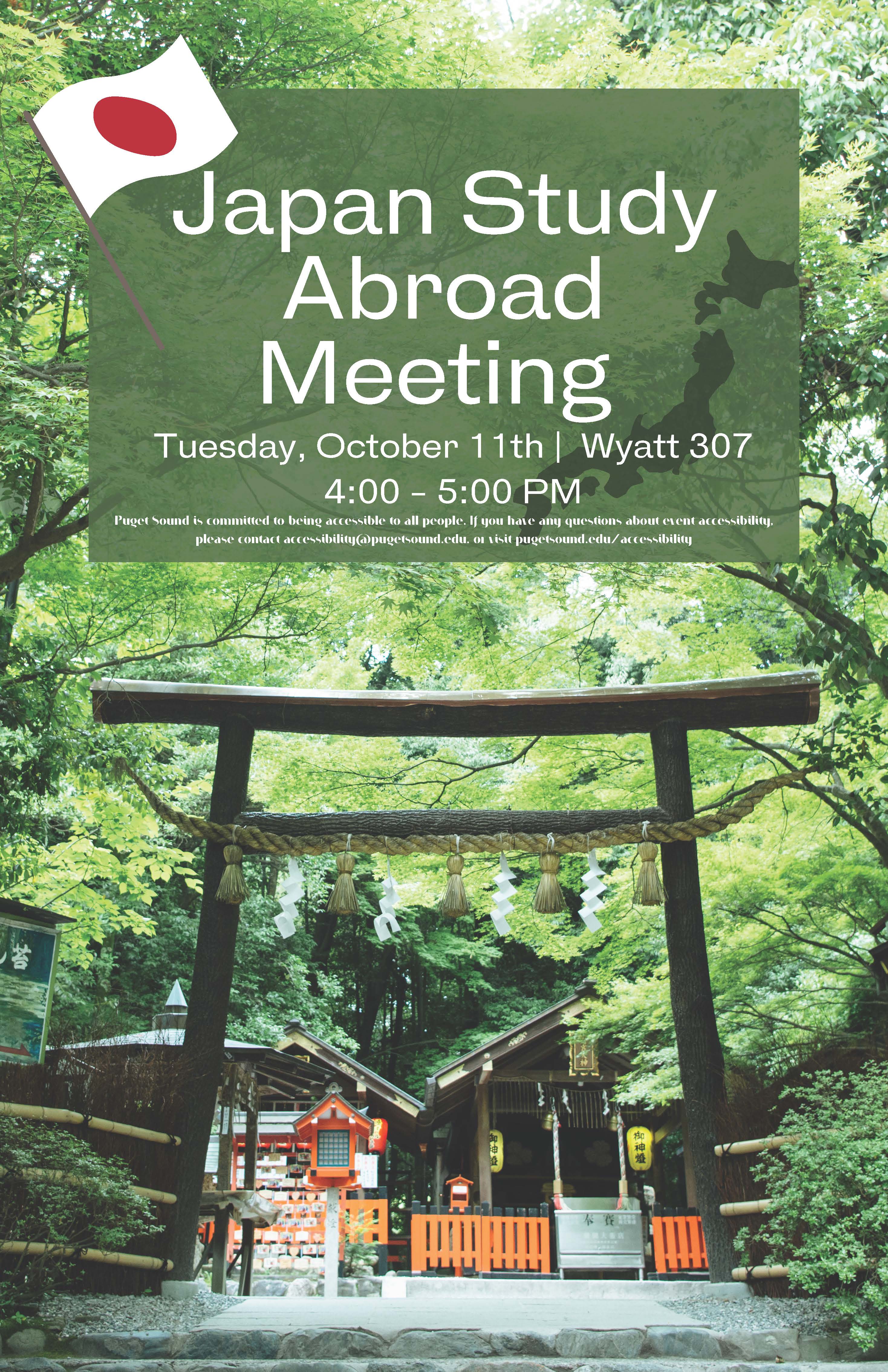 Japan Study Abroad Meeting