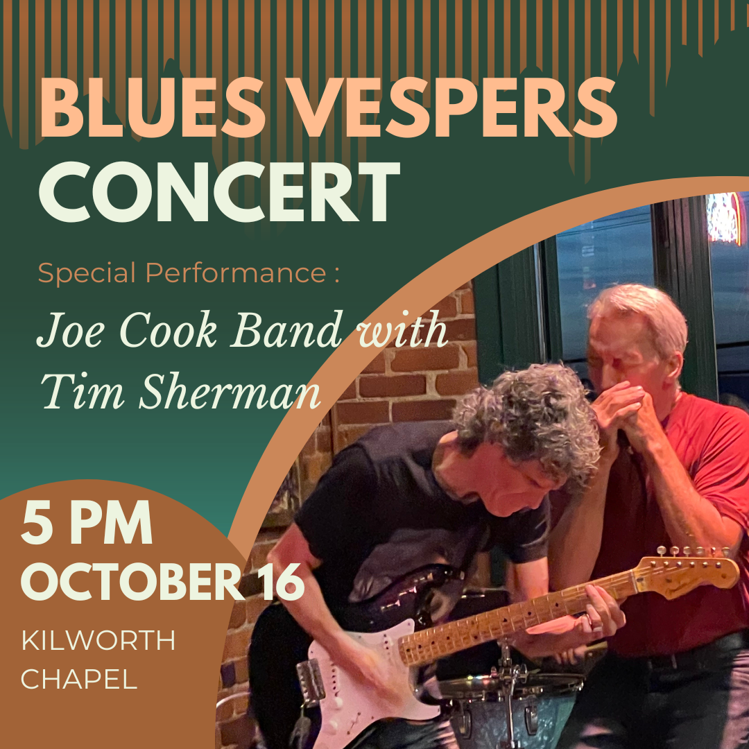 Blues Vespers concert poster