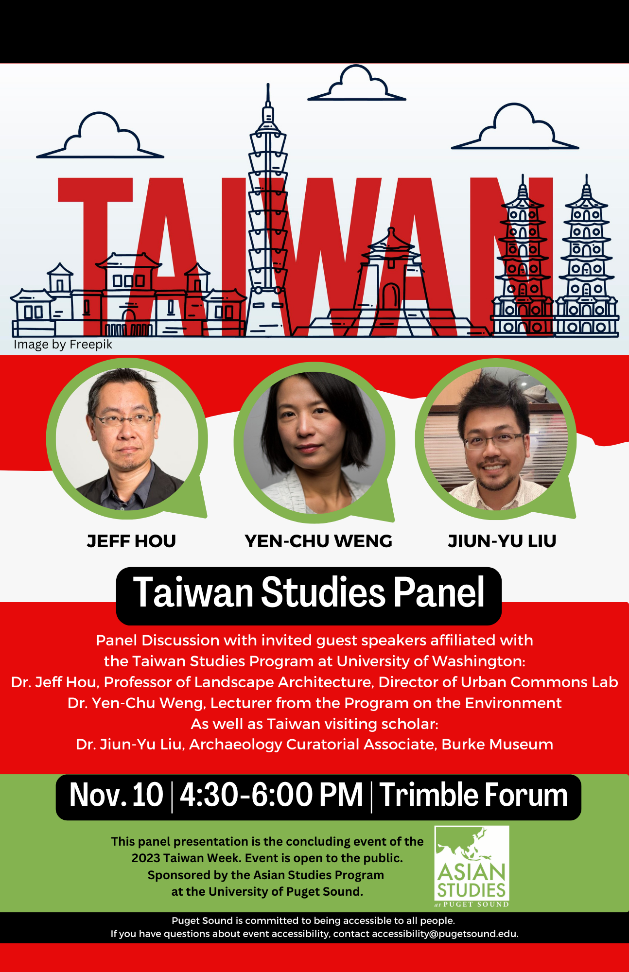Taiwan Week Day 5 Taiwan Studies Panel