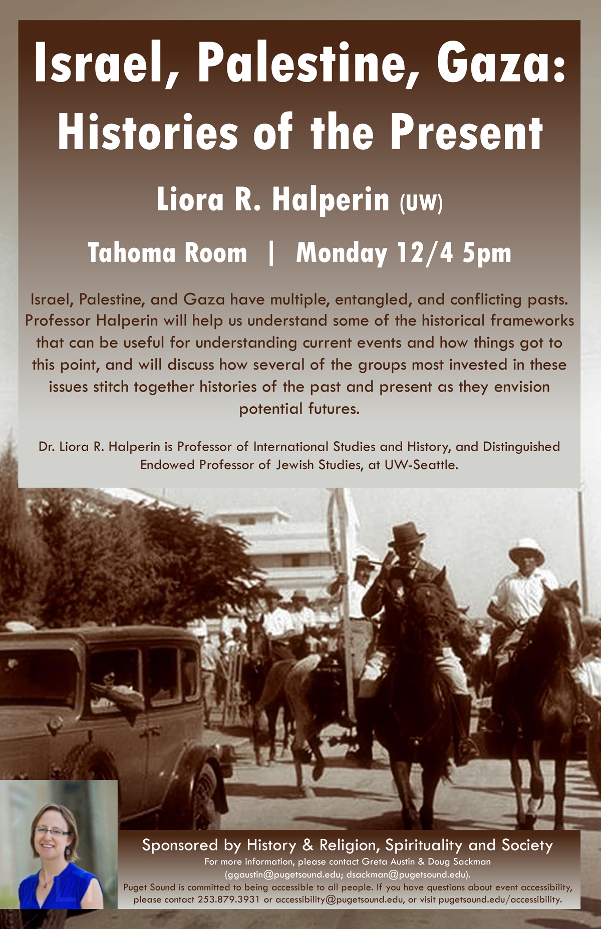 Dr Halperin event poster