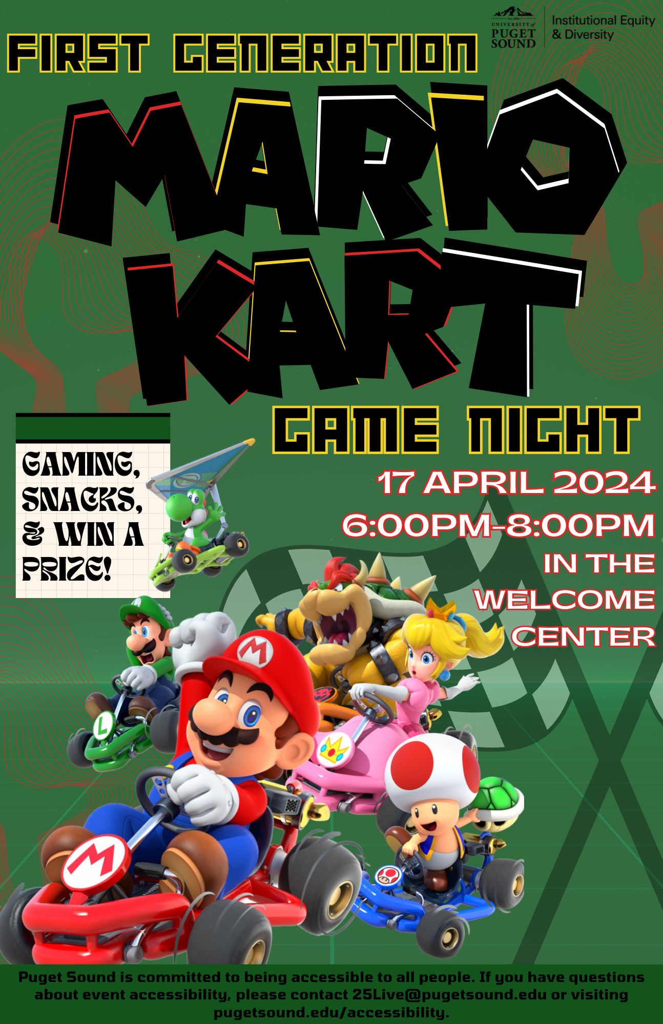 first generation mario kart gaming night