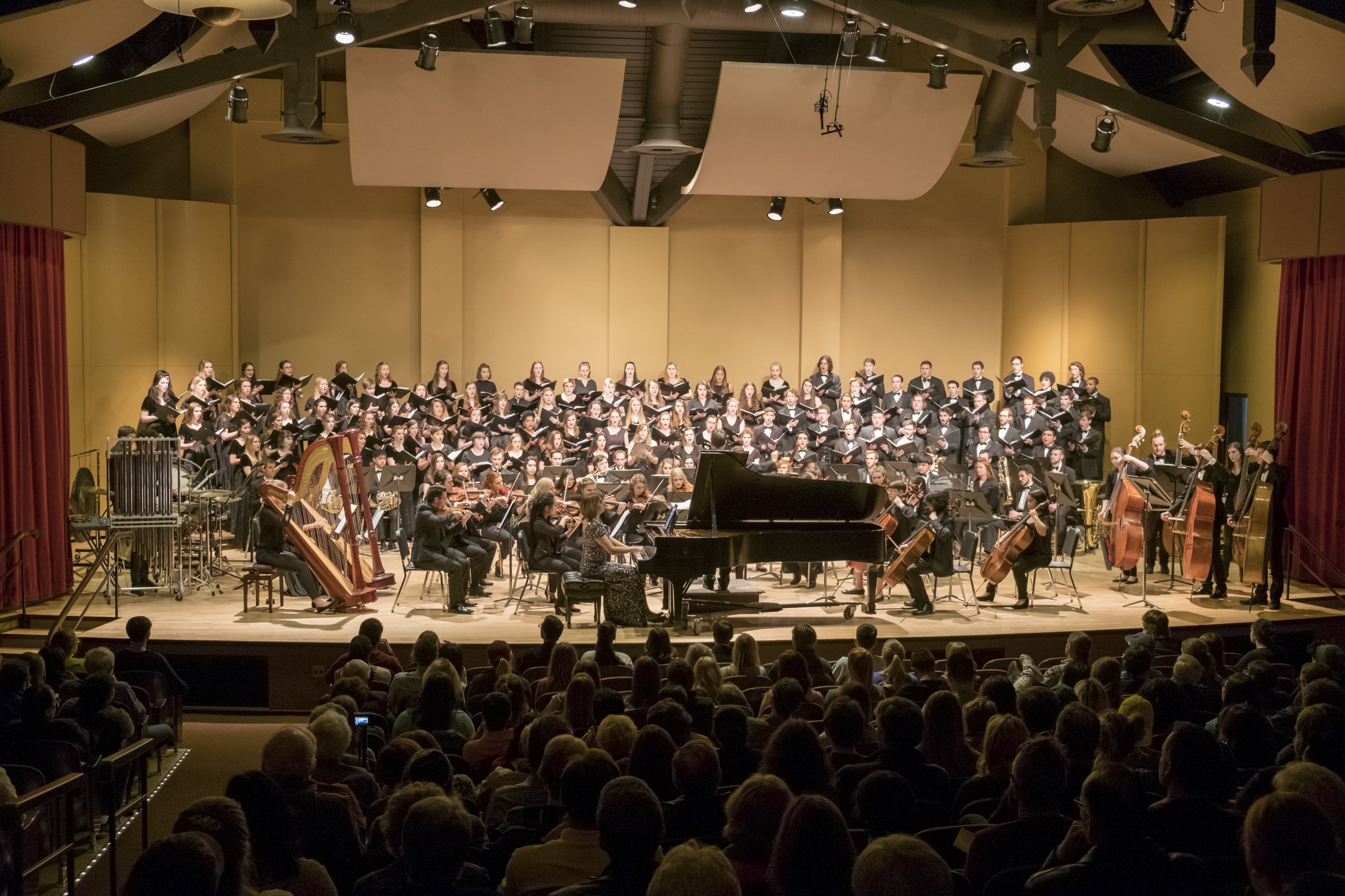 Adelphians performance in Schneebeck Concert Hall