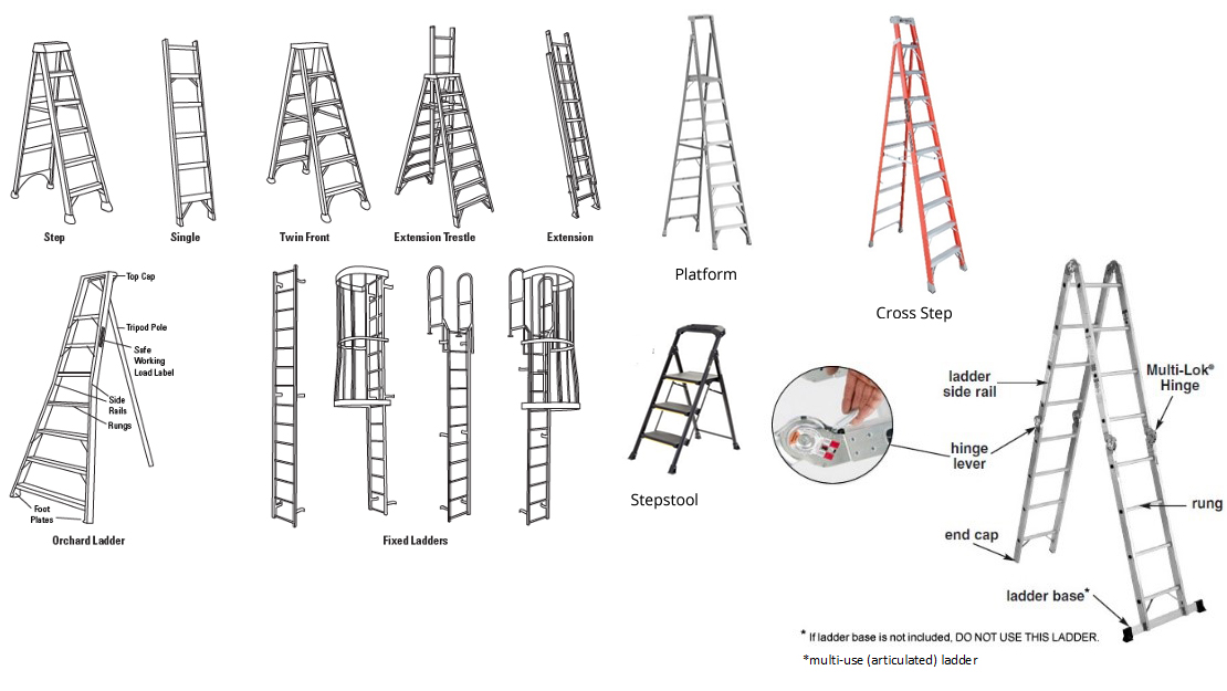 Types of ladders