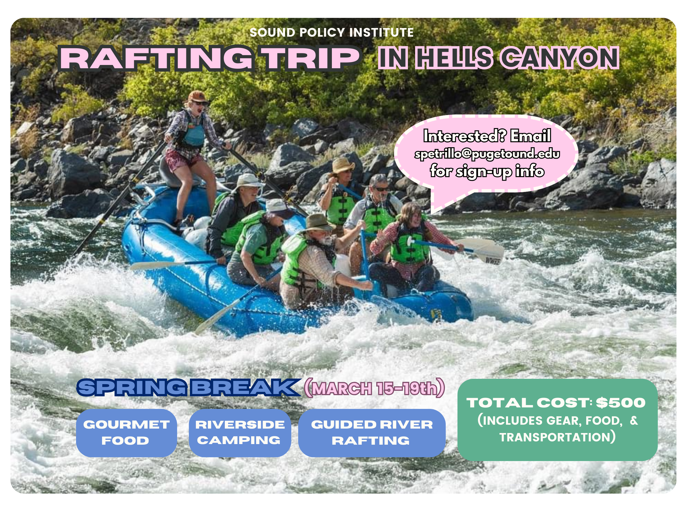 SPI 2025 Rafting Trip