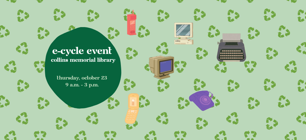 e-cycle event in collins memorial library
