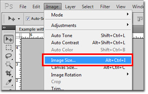 how to shrink an image in photoshop