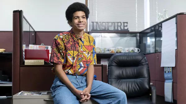 Student at his summer internship with Tacoma Urban League