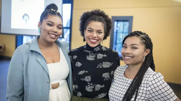 Puget Sound students at the BSU One More Scholarship fundraising dinner