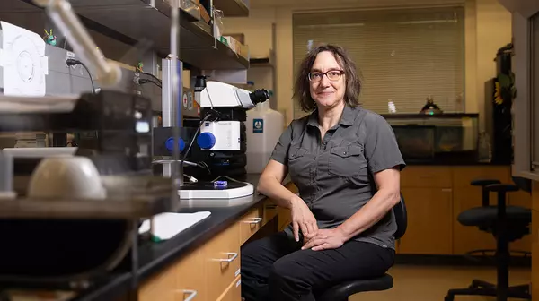 Professor of Biology Leslie Saucedo