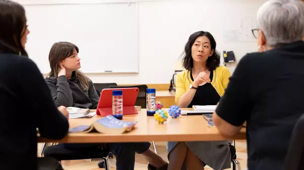 Discussion group as part of Puget Sound's MAT program.