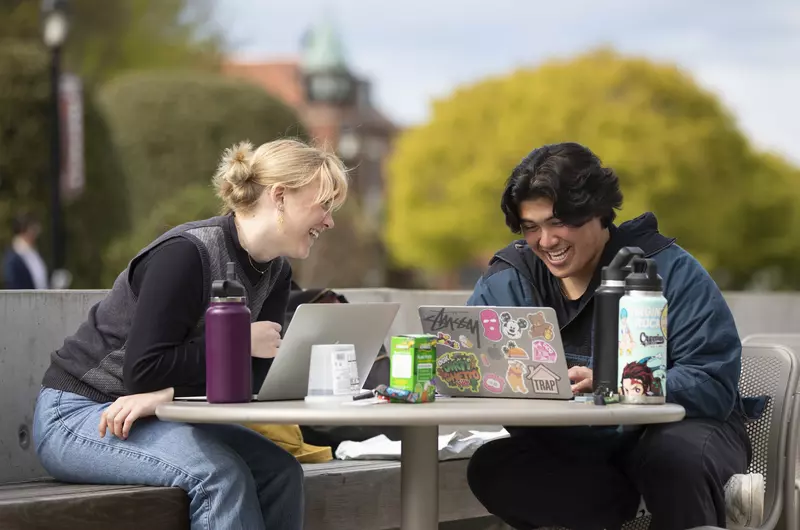 Students chatting