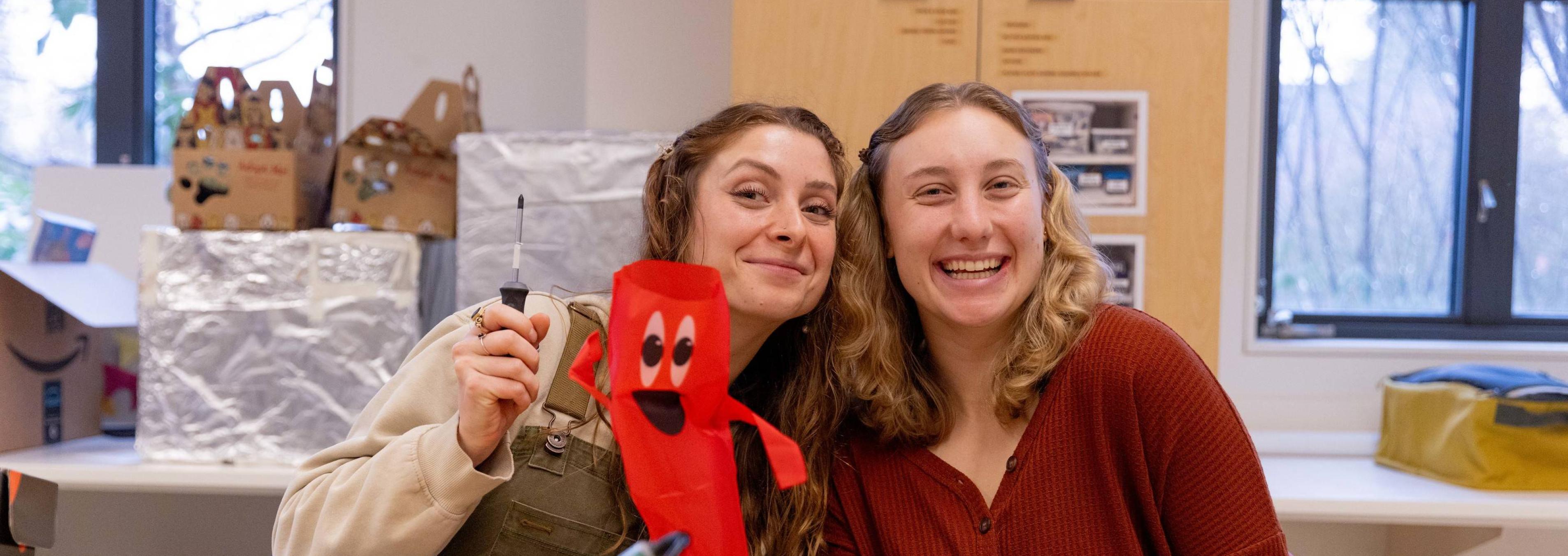 OT students modify toys to make them accessible for children of all abilities.
