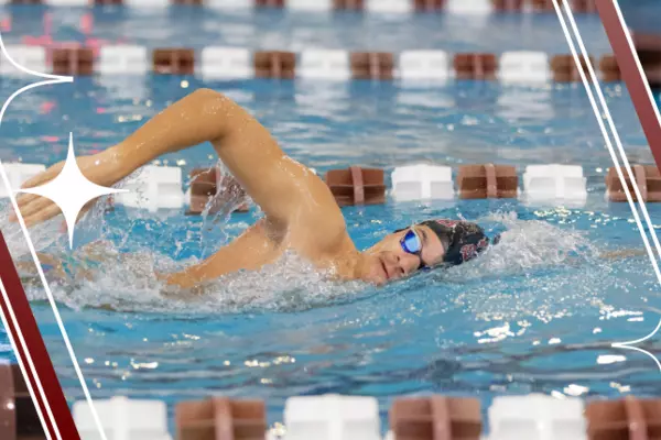 Swimmer banner