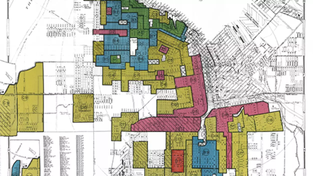 1937 HOLC map of Tacoma