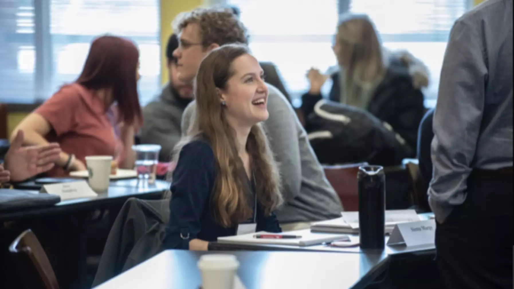 Sienna Murphy ’21 presents her work at Undergraduate Philosophy Colloquium