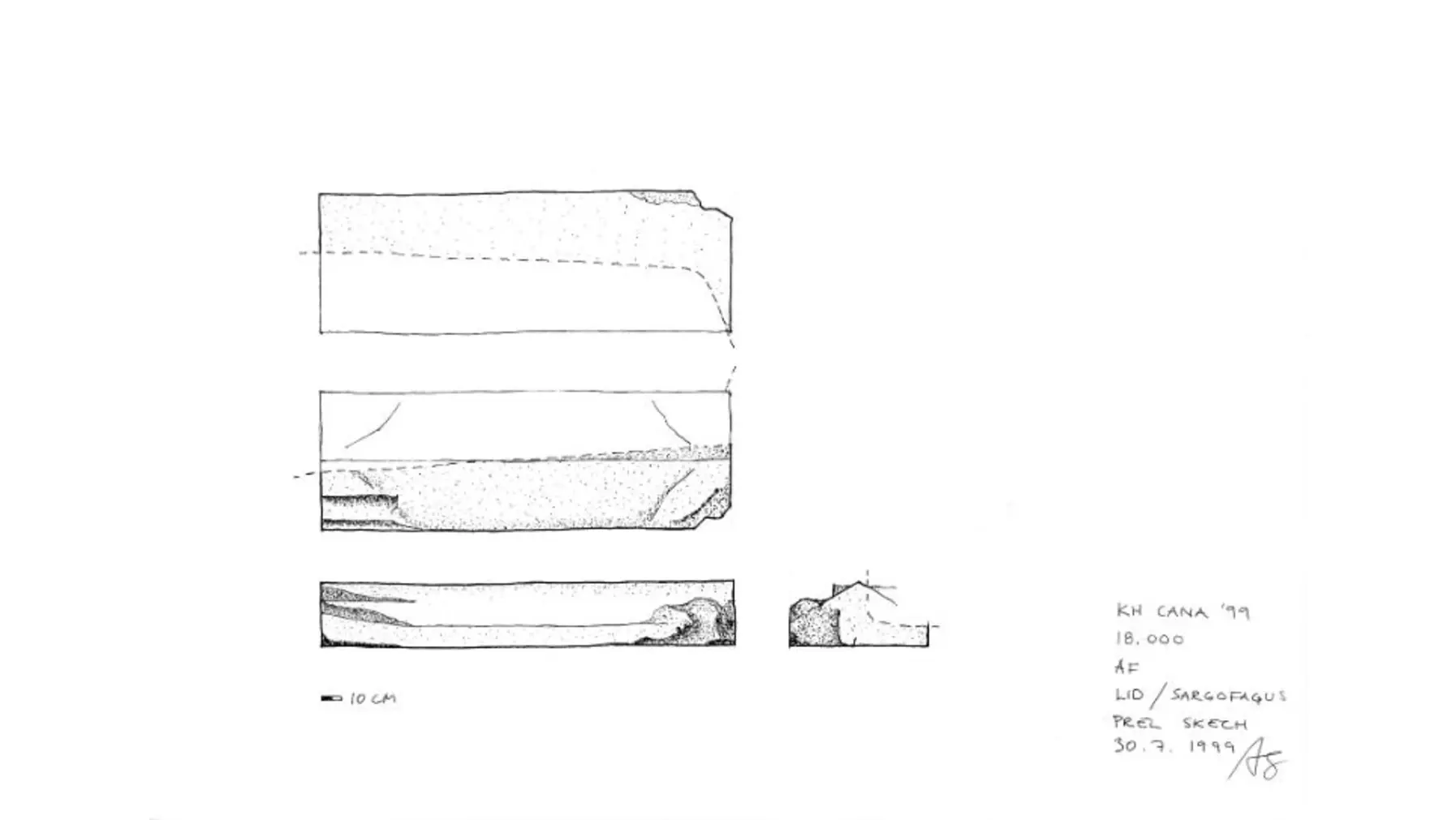 Khirbet Qana architecture drawing