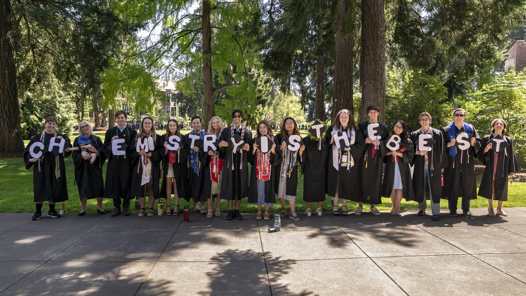 Chemistry graduates have a message for folks.