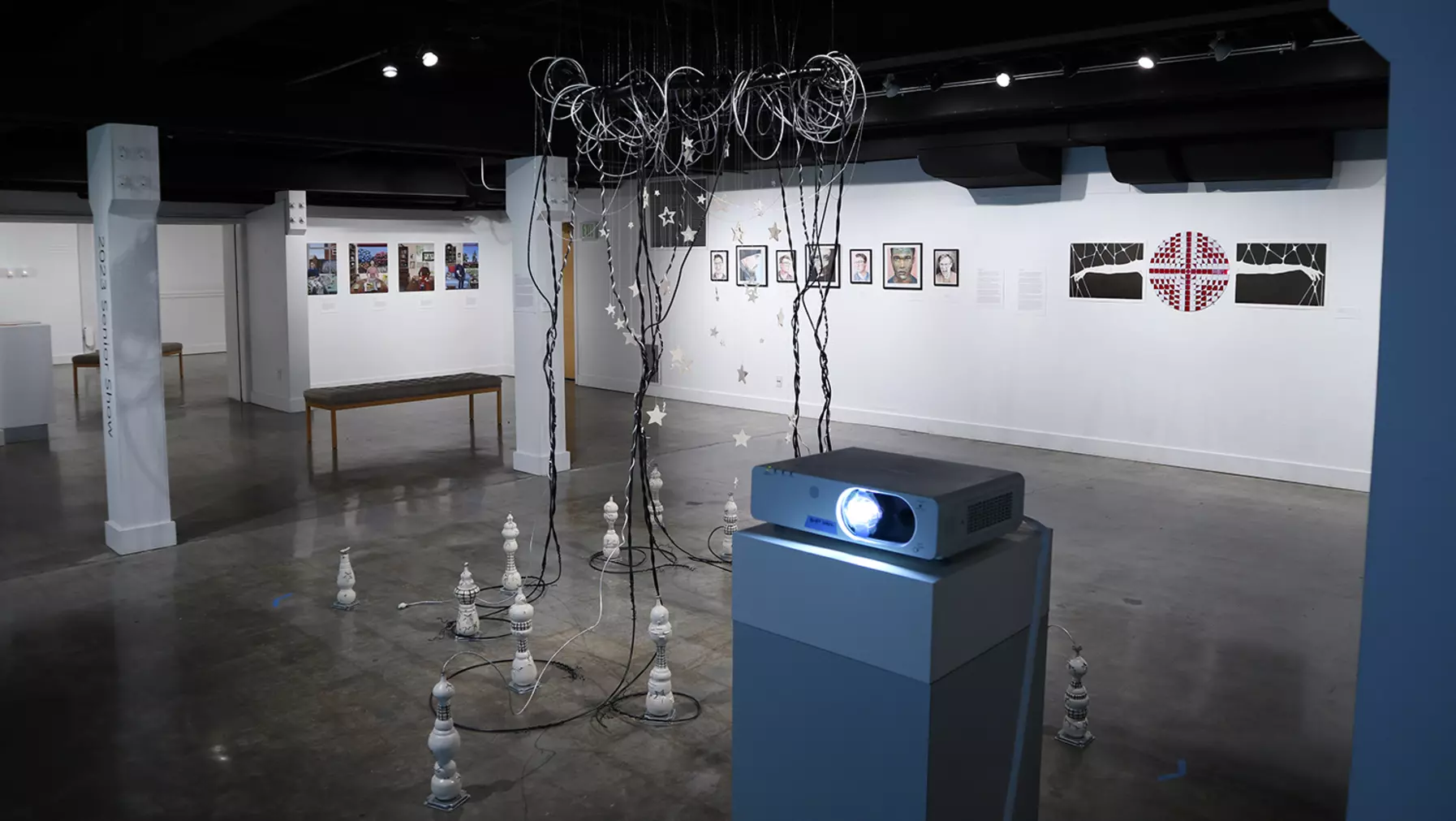 Gallery view of the 2023 Senior Exhibition