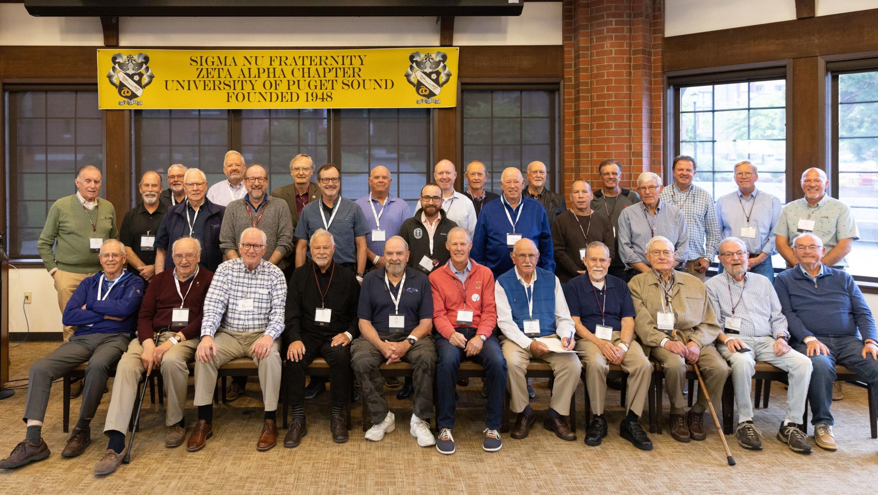 Sigma Nu fraternity brothers, Summer Reunion Weekend 2023.