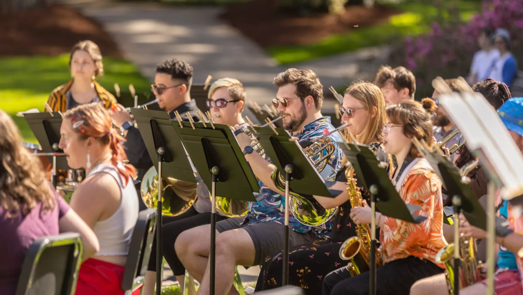 Horns and saxophones