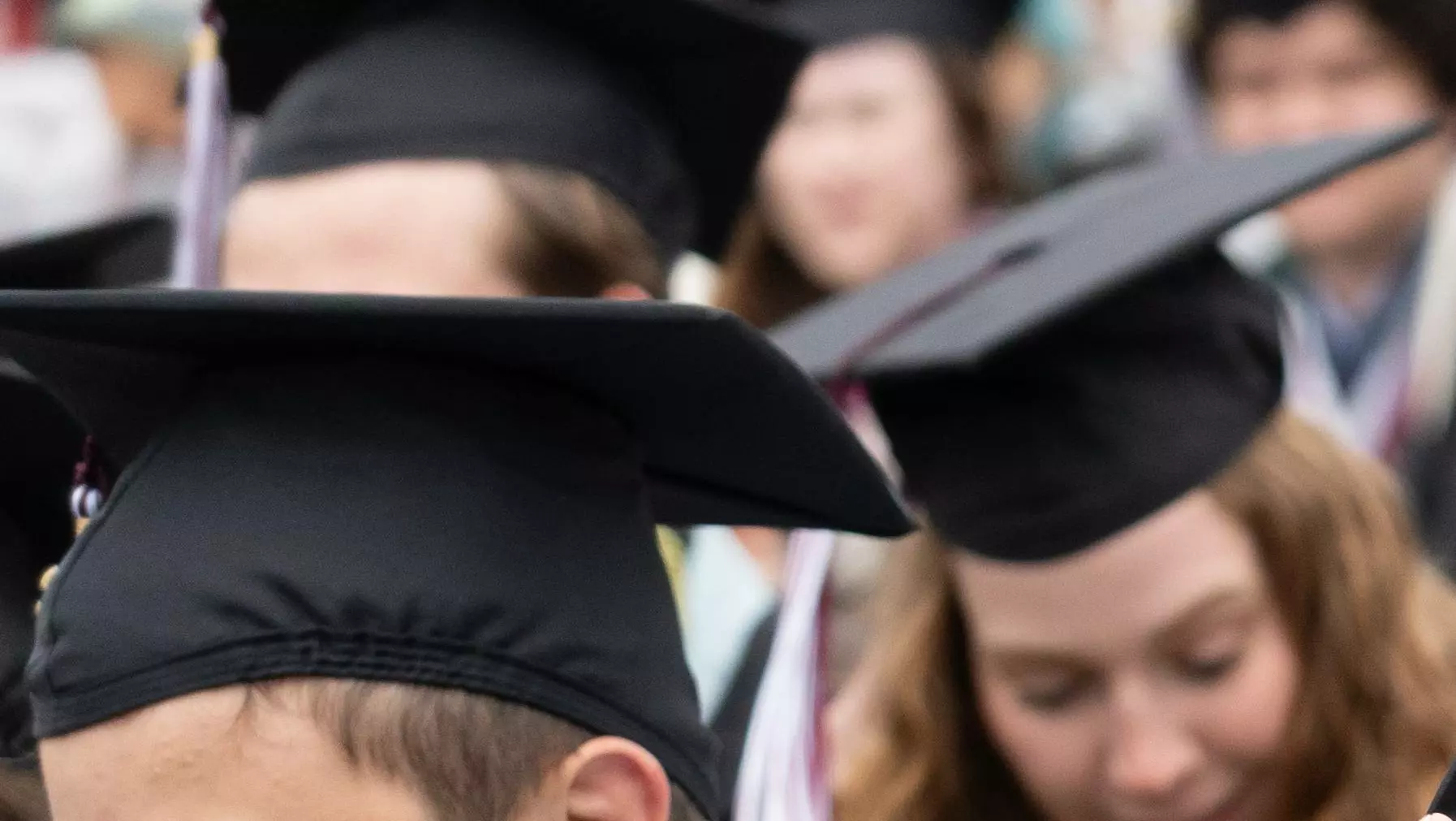 Happy graduates at Commencement 2024