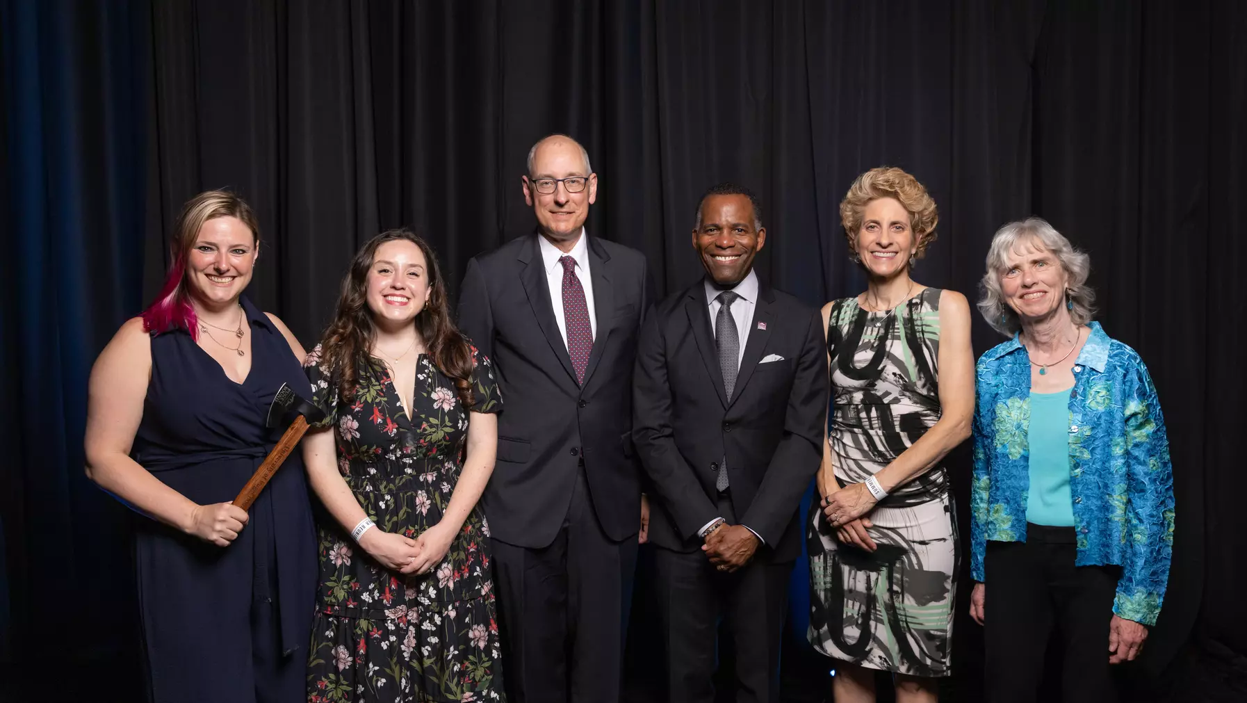 Alumni Awards Winners 2024 with President Crawford