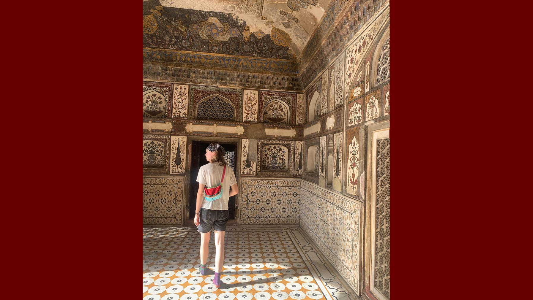 Rhae Schulz-O’Neil at Itimad-ud-Daulah in Agra
