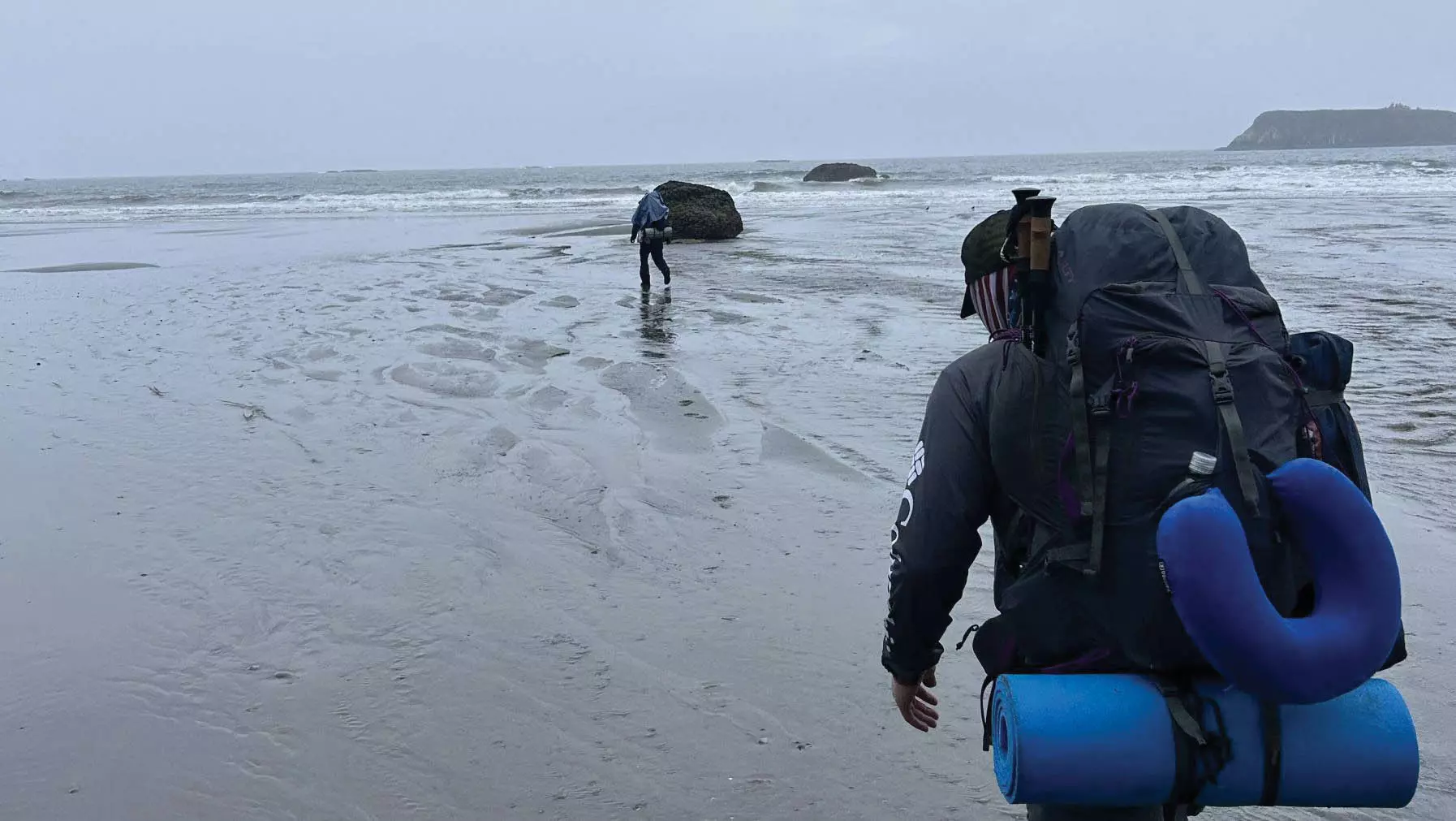 Members of the PacTrail program's second expedition on the Washington coast