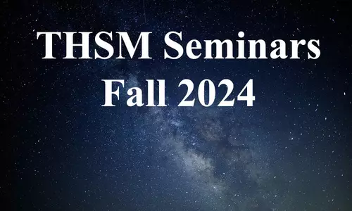 Fall 2024 Thompson Hall Science and Math Seminars