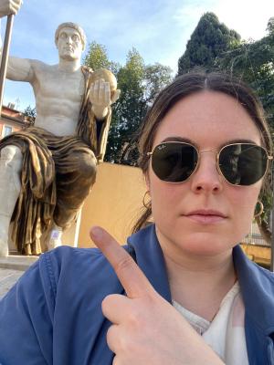 Kelsey Eldridge in Rome
