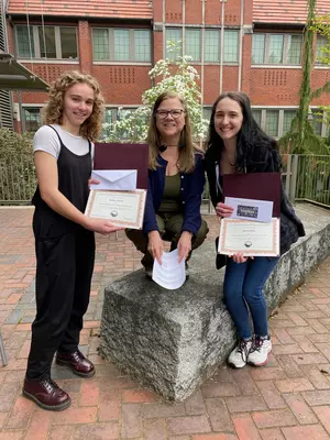 Ruby Gunter & Abi Jeskey, 2024 Outstanding IA Award recipients